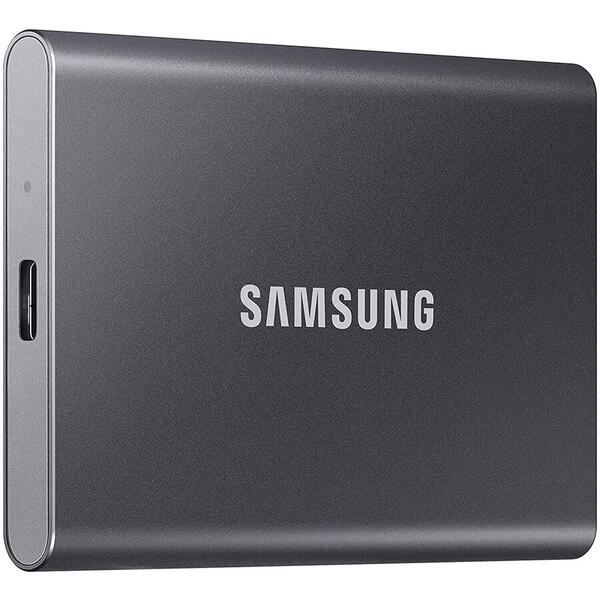 SSD Samsung Portable T7 Touch 1TB USB 3.2 tip C, Grey