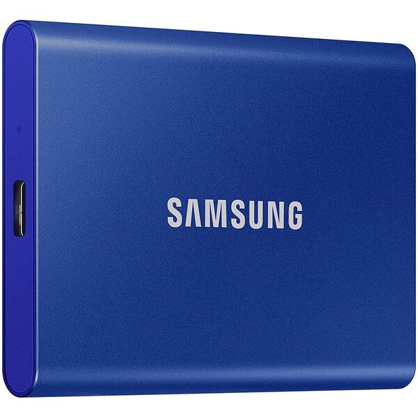 SSD Samsung Portable T7 Touch 2TB USB 3.2 tip C, Blue