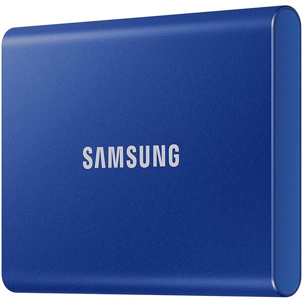 SSD Samsung Portable T7 Touch 2TB USB 3.2 tip C, Blue