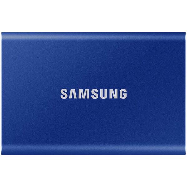 SSD Samsung Portable T7 Touch 2TB USB 3.2 tip C, Blue