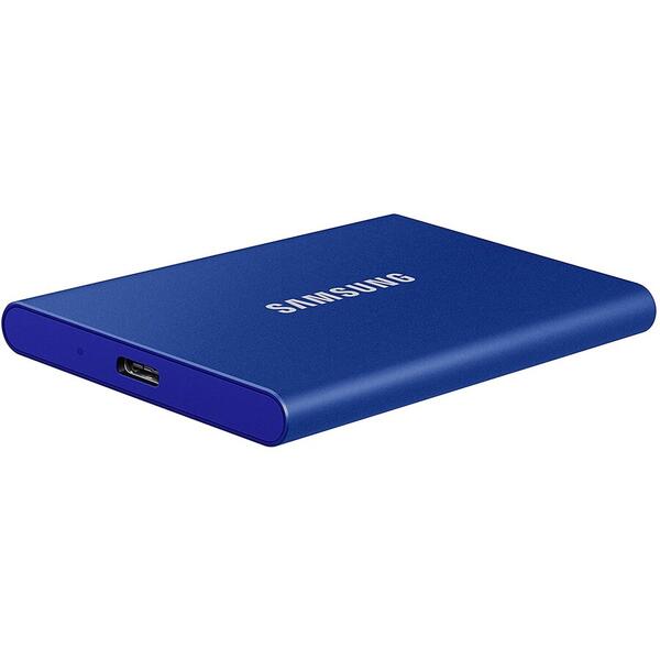 SSD Samsung Portable T7 Touch 2TB USB 3.2 tip C, Blue