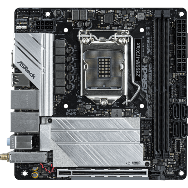 Placa de baza ASRock Z590M-ITX/ax Socket 1200