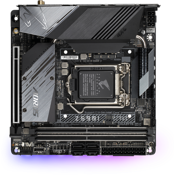 Placa de baza Gigabyte Z590I AORUS ULTRA Socket 1200