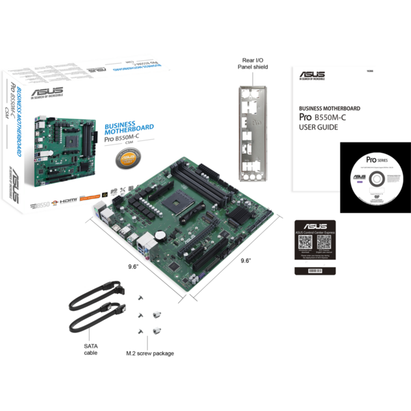 Placa de baza Asus Pro B550M-C/CSM Socket AM4