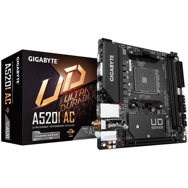 Placa de baza Gigabyte A520I AC Socket AM4