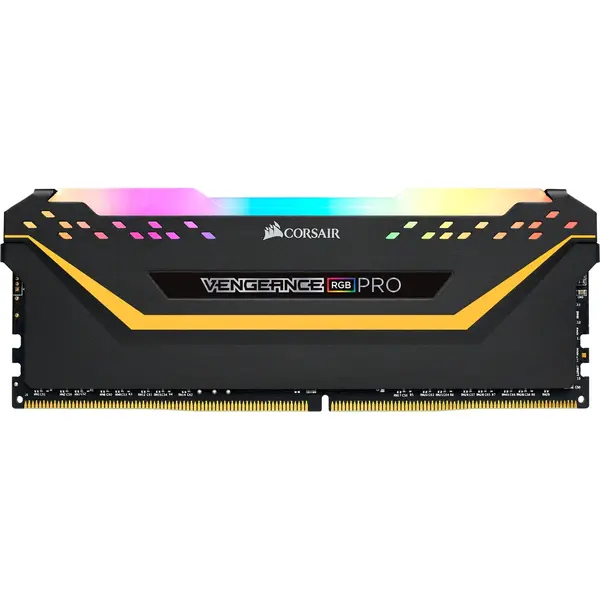 Memorie Corsair Vengeance RGB PRO Black 16GB DDR4, 3200MHz, CL16, Bulk