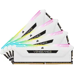 Vengeance RGB Pro SL 32GB DDR4, 3200MHz, CL16, Kit Quad Channel, Alb