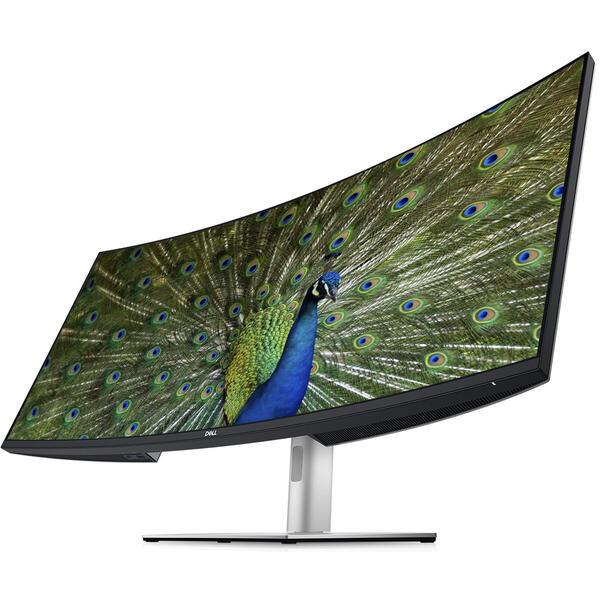 Monitor LED Dell U3821DW Curbat IPS 37.52 inch, 5ms, USB Type C, Boxe, Silver