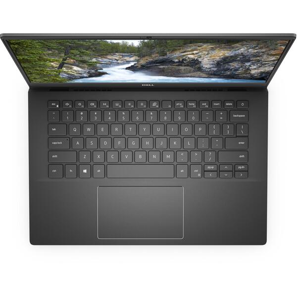 Laptop Dell Vostro 5402 14 inch FHD, Intel Core i5 1135G7, 8GB DDR4, 256GB SDD, Intel Iris Xe Graphics, Linux, Black 3Y CIS