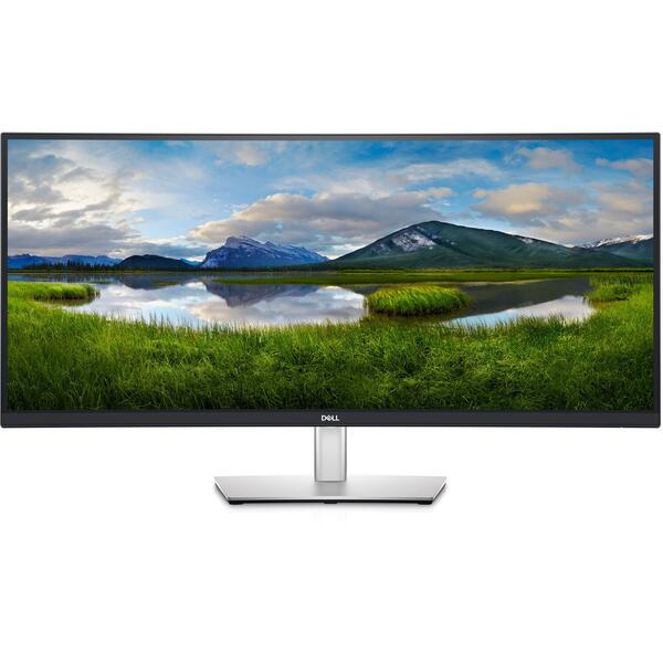 Monitor LED Dell P3421W, 34 inch WQHD IPS, Curbat, 5ms, USB-C, Negru