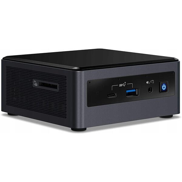 Mini PC Intel NUC 10 Performance NUC10I3FNHN2 Frost Canyon, Core i3-10110U, 2x DDR4 64GB max, M.2 SSD, HDD 2.5 inch, Wi-Fi, Bluetooth, HDMI, no OS