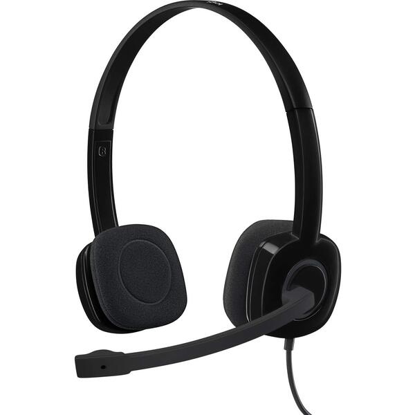 Casti Logitech H151, Black