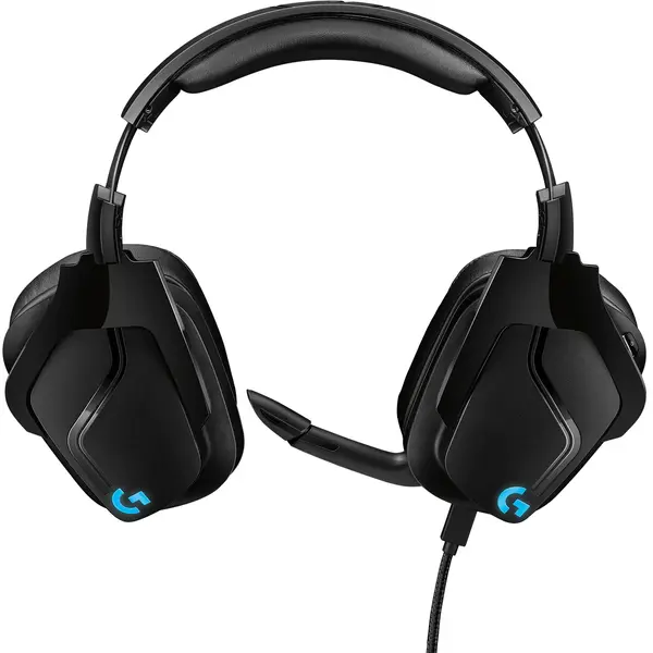 Casti gaming Logitech G935 Wireless 7.1 Surround Sound LIGHTSYNC RGB, Black