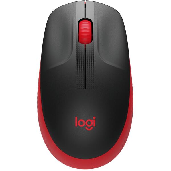 Logitech Optic M190, USB Wireless, Red