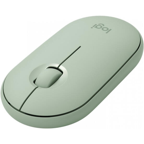 Logitech Pebble M350, Wireless, Bluetooth, Eucalyptus