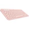 Tastatura Logitech K380, Bluetooth, Layout UK, Rose