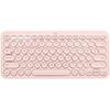 Tastatura Logitech K380, Bluetooth, Layout UK, Rose