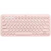 Tastatura Logitech K380, Bluetooth, Layout US, Rose