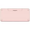 Tastatura Logitech K380, Bluetooth, Layout UK, Rose