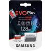 Samsung MicroSDXC, EVO Plus, 128GB, Clasa 10, UHS-1 + Adaptor SD