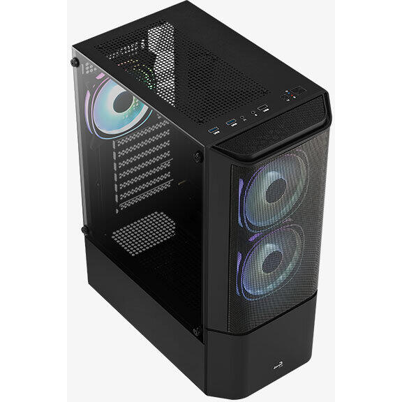 Carcasa Aerocool Quantum Mesh V3, ATX, Black