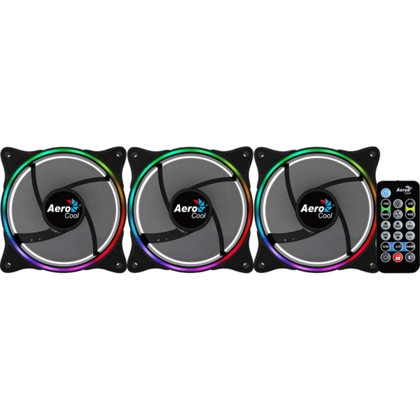 Ventilator PC Aerocool Eclipse 12 Pro aRGB Set 3 ventilatoare