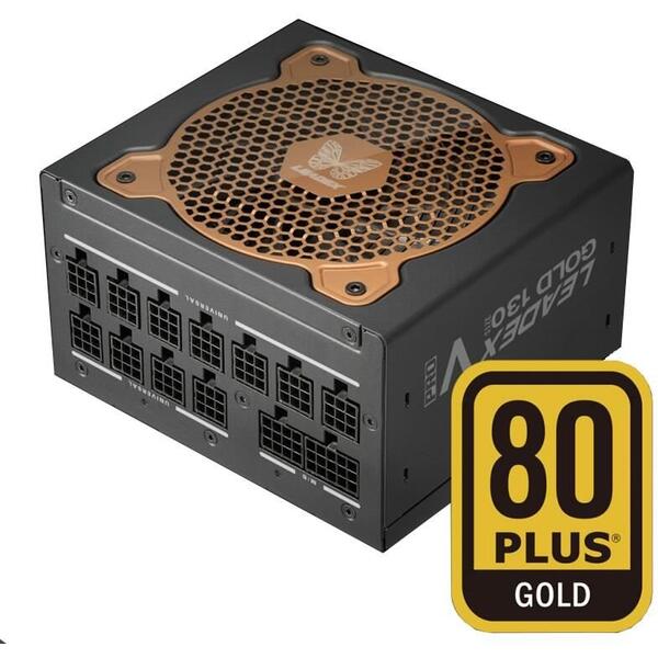 Sursa Super Flower Leadex V Gold 1000W Full Modulara, 80+ Gold, Black