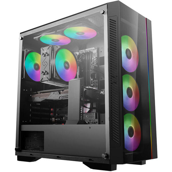 Carcasa Deepcool Matrexx 55 V3 ADD-RGB 3F ATX Black