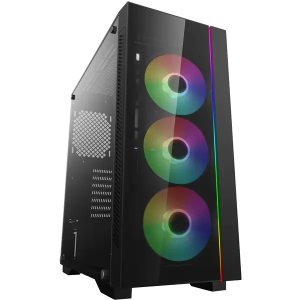 Carcasa Deepcool Matrexx 55 V3 RGB ATX Blackra fara ventilatoare