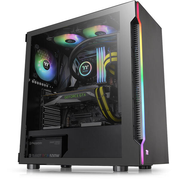 Carcasa Thermaltake H200 TG RGB ATX Black