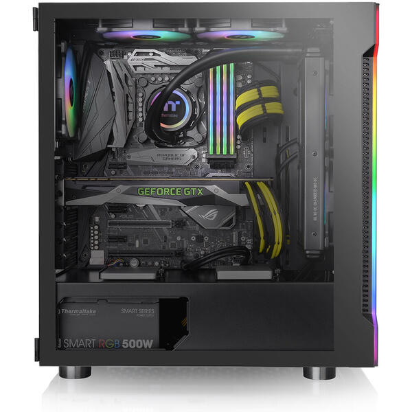 Carcasa Thermaltake H200 TG RGB ATX Black