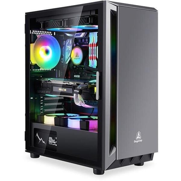 Carcasa Segotep Gank 5 ATX Black