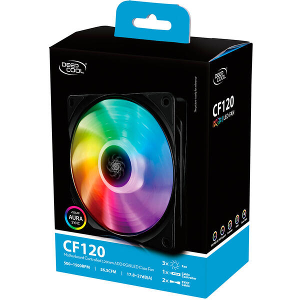 Ventilator PC Deepcool CF120 RGB