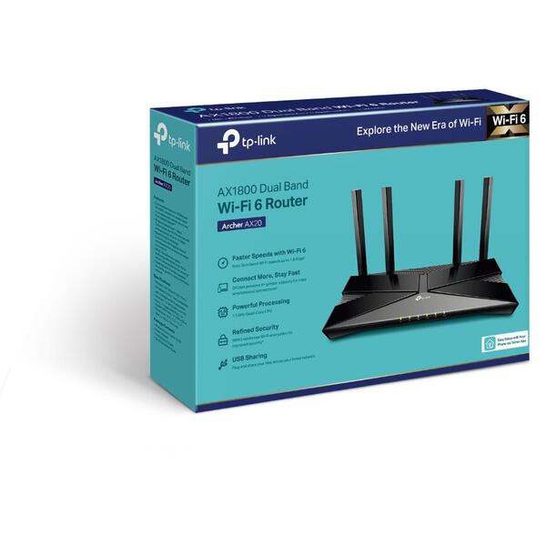 Router Wireless TP-LINK Archer AX20 AX1800