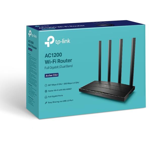 Router Wireless TP-LINK Archer C6U AC1200