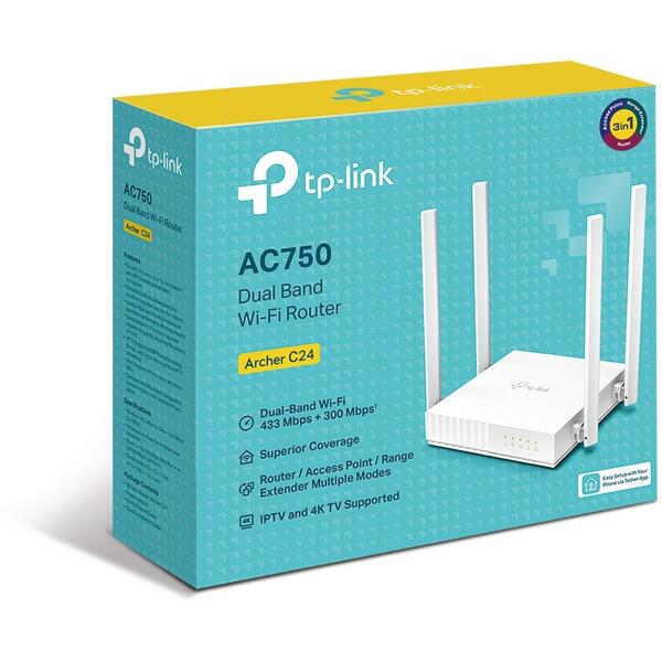 Router Wireless TP-LINK Archer C24 AC750
