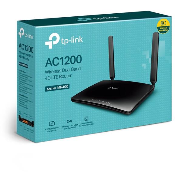 Router Wireless TP-LINK Archer MR400 4G 1350Mbps