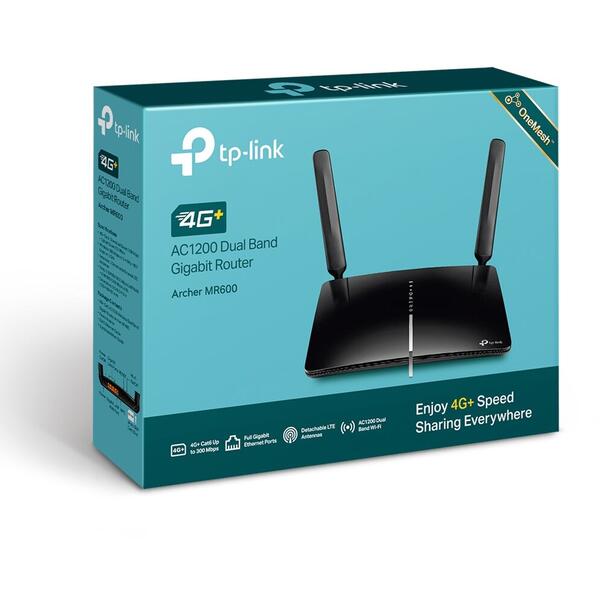 Router Wireless TP-LINK Archer MR600 Dual Band 4G 1600Mbps