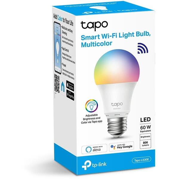 Bec smart TP-LINK Tapo L530E Wi-Fi, Multicolor