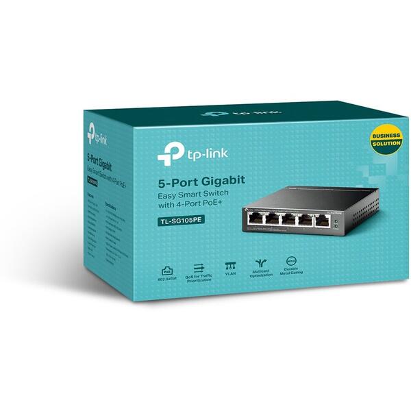 Switch TP-LINK TL-SG105PE 5 port PoE