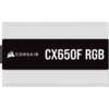 Sursa Corsair CX650F RGB, 650W 80+ Bronze, White