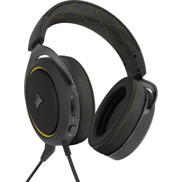 Casti gaming Corsair HS60 PRO Yellow