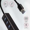 Hub USB AXAGON 3 x USB 3.2 + SD/microSD card reader