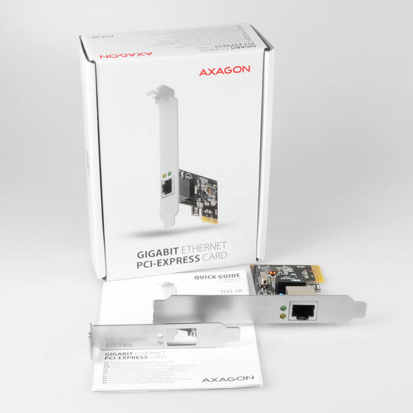 Placa de retea AXAGON PCI-Express Gigabit + LP