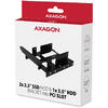 AXAGON Bracket 2x 2.5 Inch HDD/SSD la 3.5 Inch RHD-P35, Negru