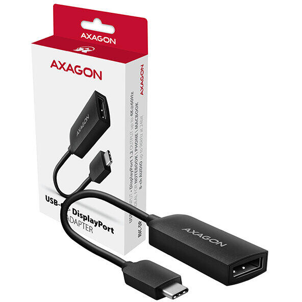 Adaptor  video AXAGON USB Type-C la Display Port 4K/60Hz