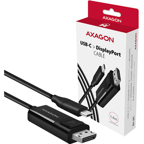 AXAGON Cablu USB Type-C - DisplayPort, 1.8m 4K/60Hz