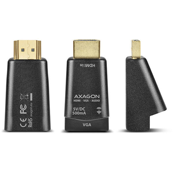 Adaptor  video AXAGON HDMI 1.4 la VGA, RVH-VGAM