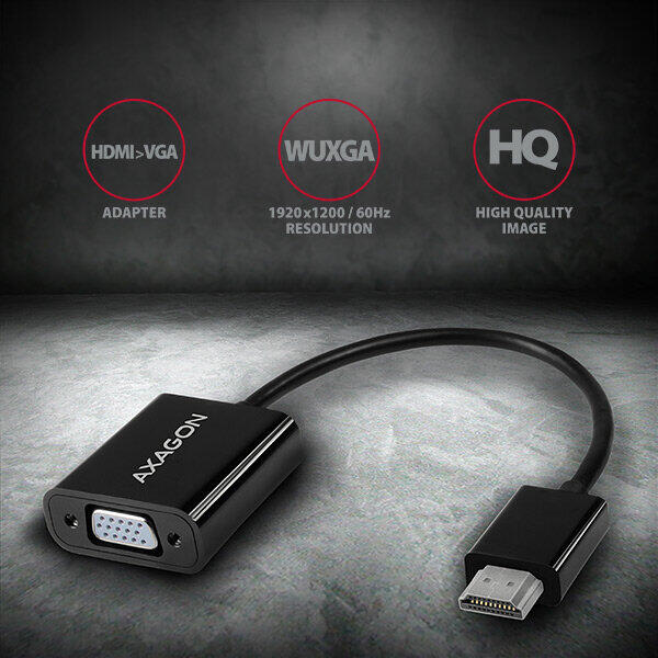 Adaptor  video AXAGON HDMI la VGA, RVH-VGN