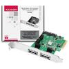 Adaptor SSD/HDD AXAGON PCIe la 4 SATA si 2 eSATA